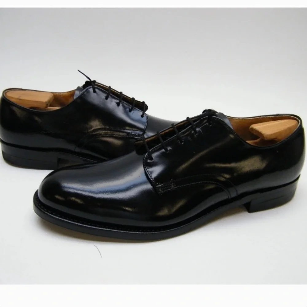 Craddock-Terry Mens US Military Dress Shoes Black Leather Oxford 13.5 R 1989